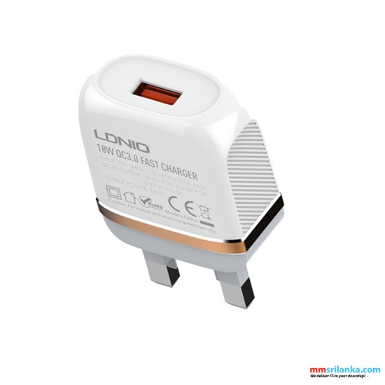 LDNIO A1307Q 18W QC3.0 Quick Charger